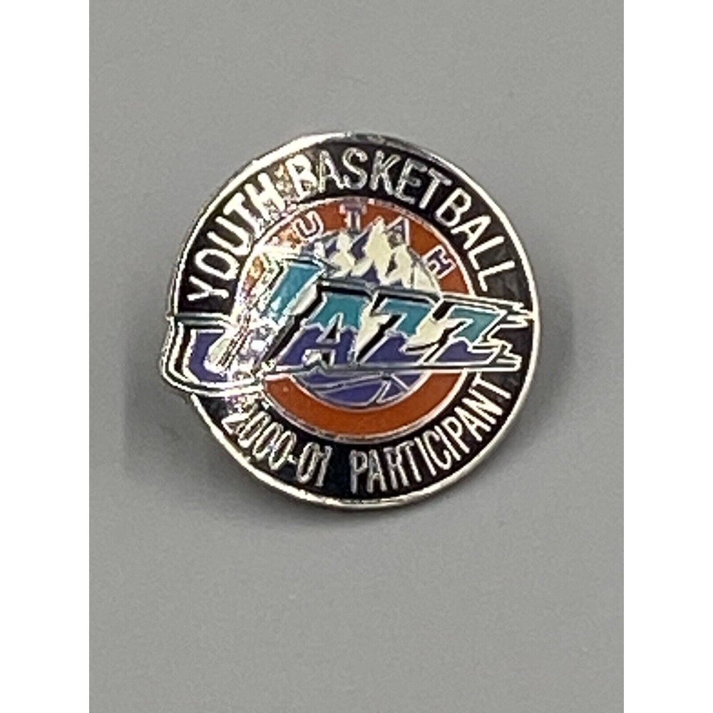 Vintage 2000-2001 Jazz Youth Basketball Participant Lapel Pin